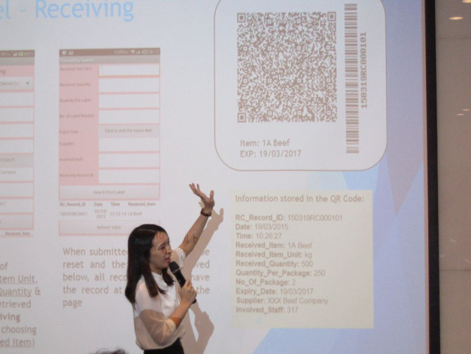 Ms. C.Y. Young delivered a wonderful presentation and her project was awarded the 1st -runner- up.
